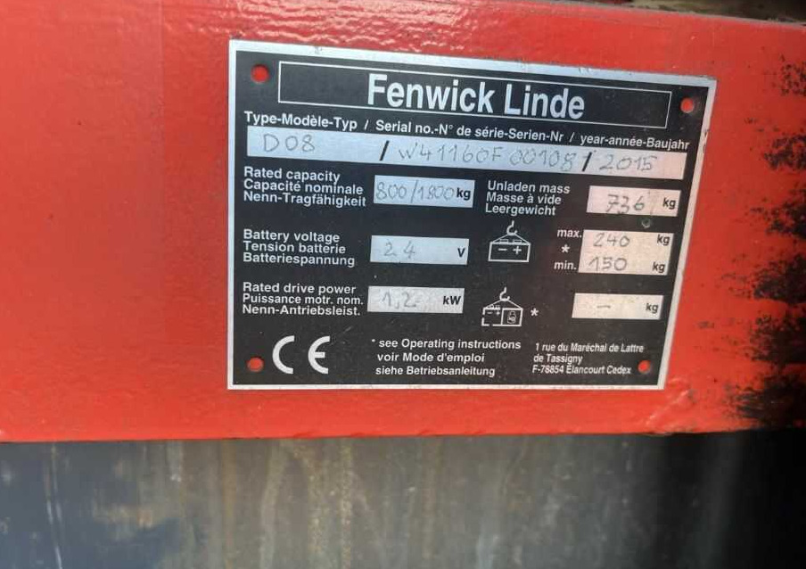 Linde D08 - Стакер: снимка 4 Linde D08 - Стакер: снимка 4