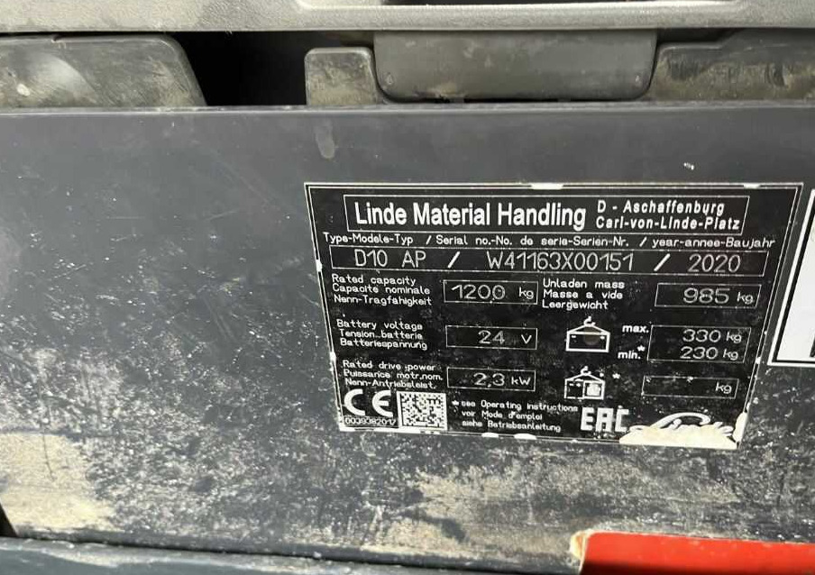 Linde D10AP - Стакер: снимка 4 Linde D10AP - Стакер: снимка 4