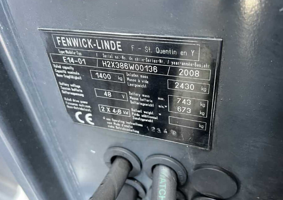 Linde E14-01 - Електрокар: снимка 4 Linde E14-01 - Електрокар: снимка 4