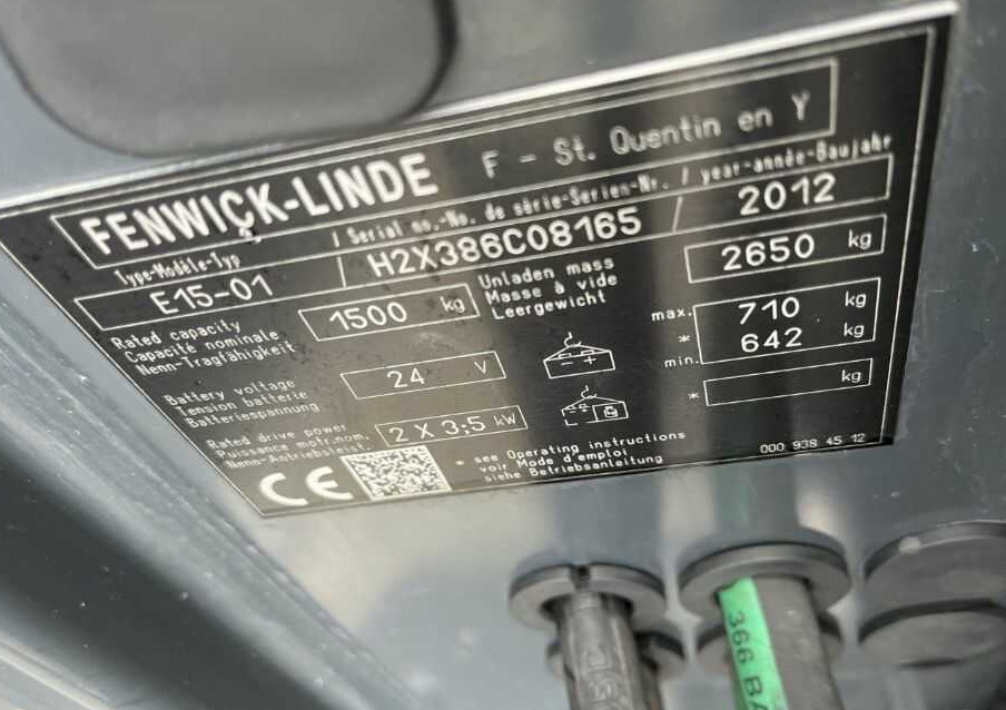 Linde E15-01 - Електрокар: снимка 4 Linde E15-01 - Електрокар: снимка 4