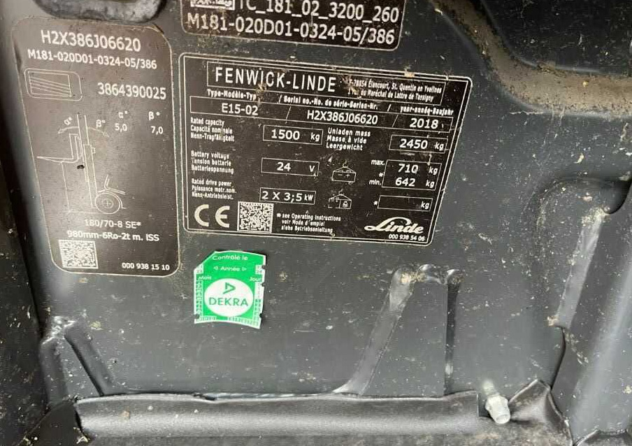 Linde E15-02 - Електрокар: снимка 4 Linde E15-02 - Електрокар: снимка 4