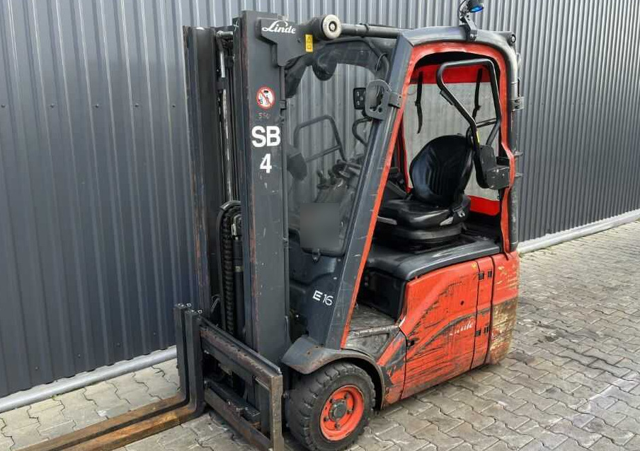 Linde E16-01 - Електрокар: снимка 1 Linde E16-01 - Електрокар: снимка 1