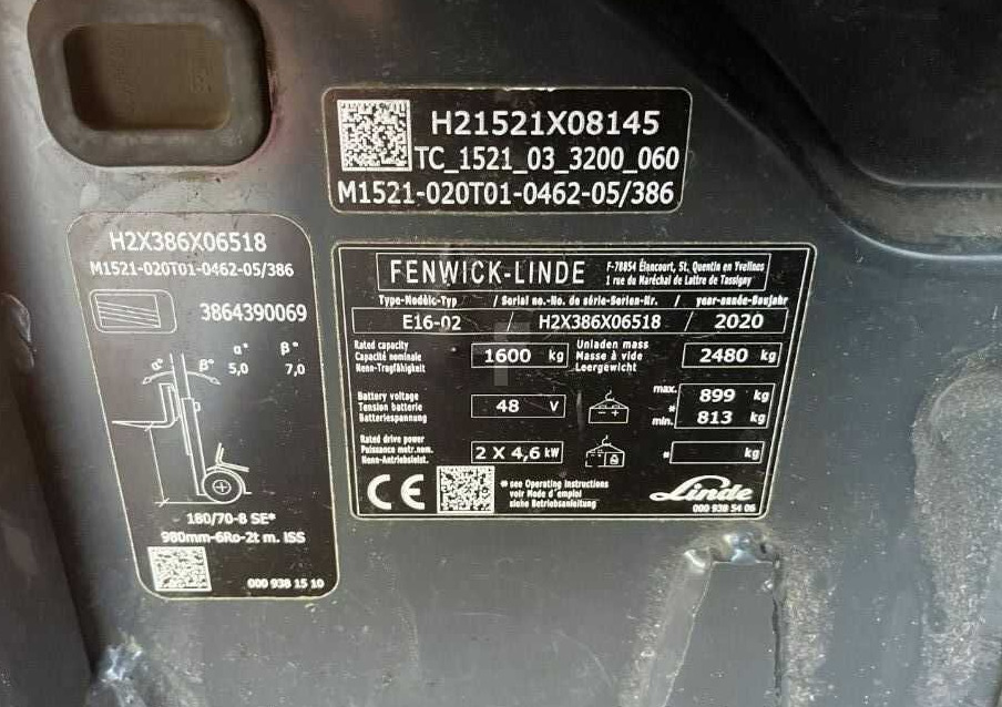 Linde E16-02 - Електрокар: снимка 4 Linde E16-02 - Електрокар: снимка 4