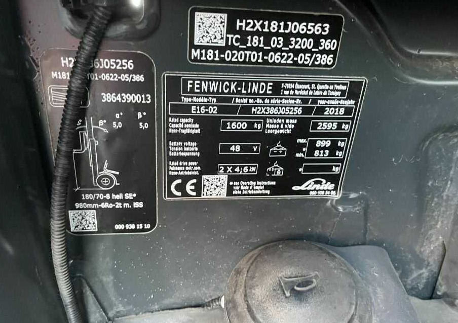 Linde E16-02 - Електрокар: снимка 4 Linde E16-02 - Електрокар: снимка 4