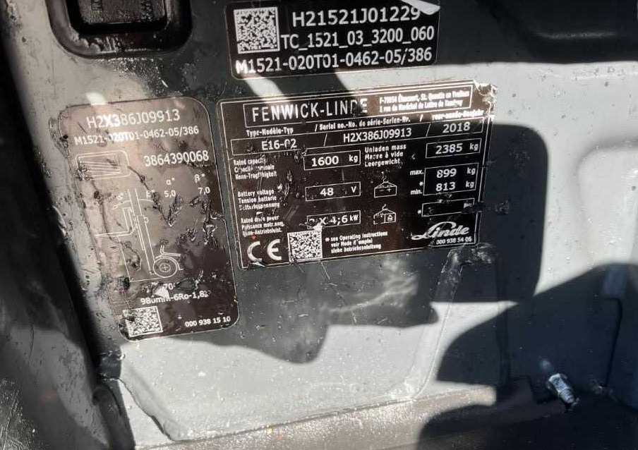 Linde E16-02 - Електрокар: снимка 4 Linde E16-02 - Електрокар: снимка 4