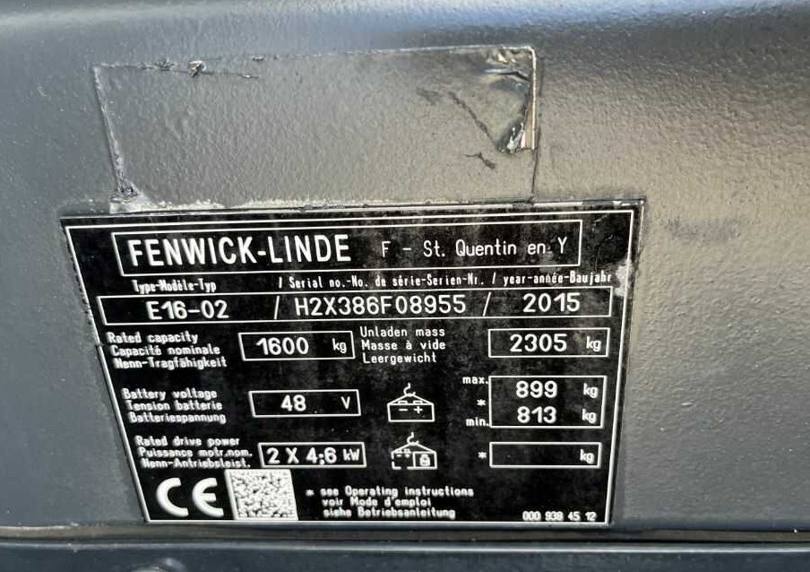 Linde E16-02 - Електрокар: снимка 4 Linde E16-02 - Електрокар: снимка 4
