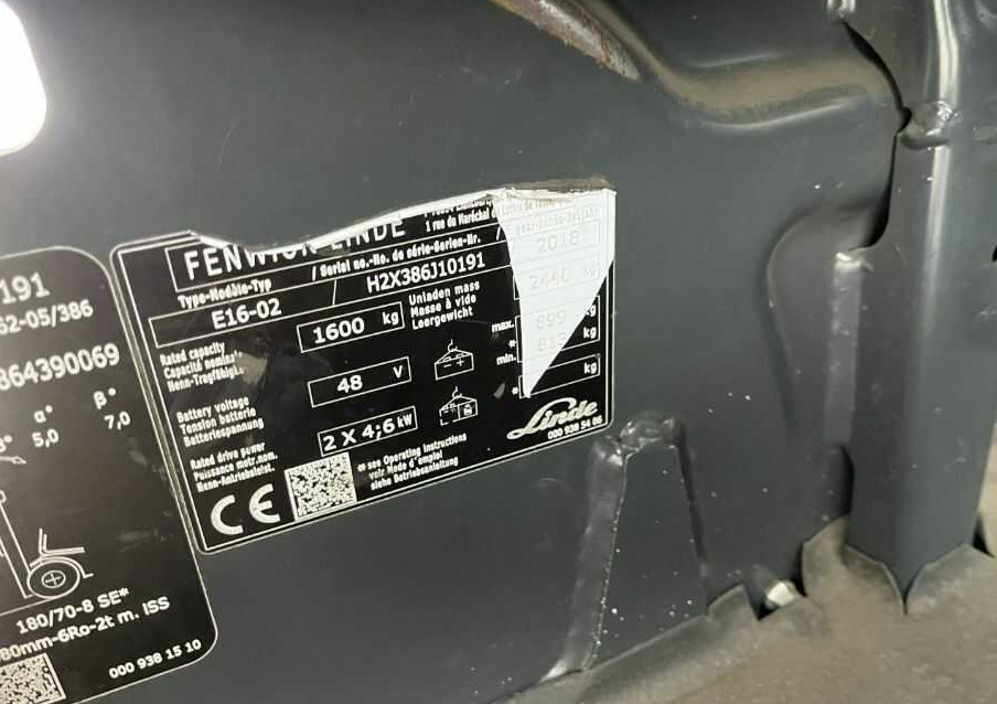 Linde E16-02 - Електрокар: снимка 2 Linde E16-02 - Електрокар: снимка 2