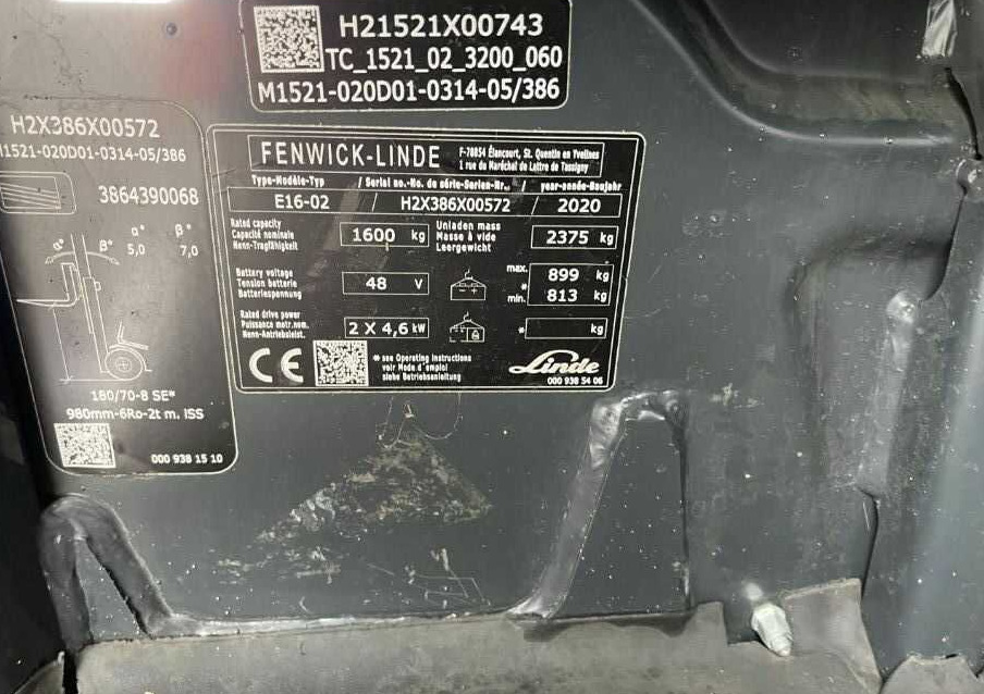 Linde E16-02 - Електрокар: снимка 4 Linde E16-02 - Електрокар: снимка 4