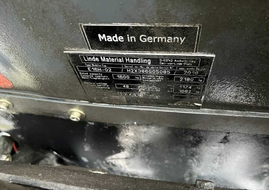 Linde E16H-02 - Електрокар: снимка 4 Linde E16H-02 - Електрокар: снимка 4