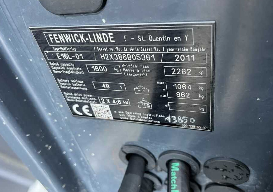 Linde E16L-02 - Електрокар: снимка 4 Linde E16L-02 - Електрокар: снимка 4