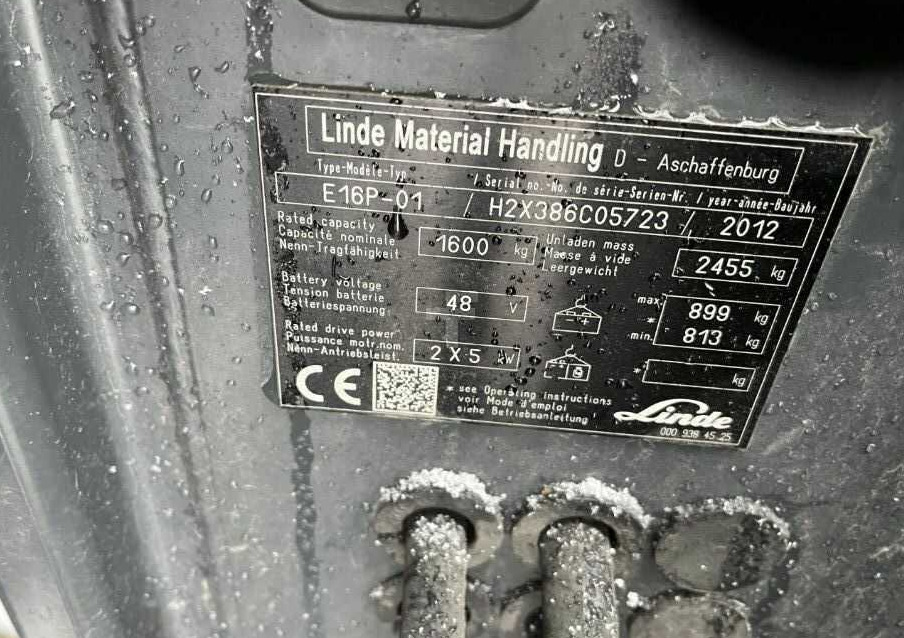 Linde E16P-01 - Електрокар: снимка 4 Linde E16P-01 - Електрокар: снимка 4
