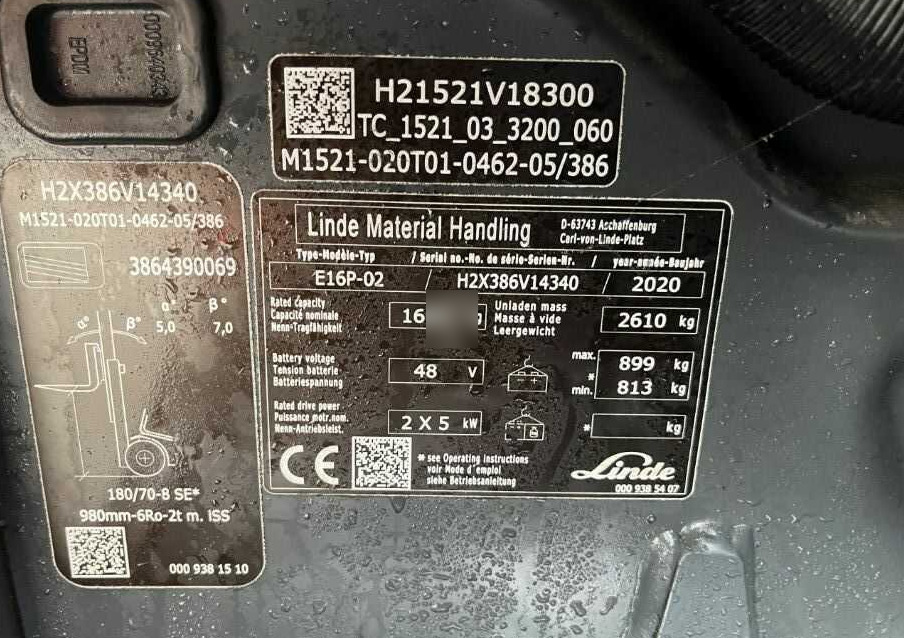 Linde E16P-02 - Електрокар: снимка 4 Linde E16P-02 - Електрокар: снимка 4