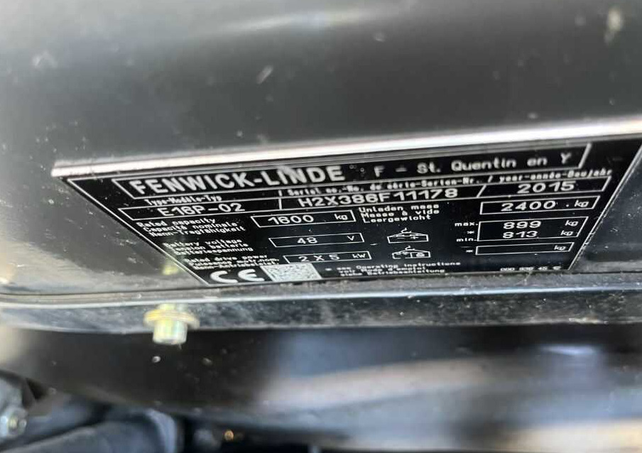 Linde E16P-02 - Електрокар: снимка 4 Linde E16P-02 - Електрокар: снимка 4
