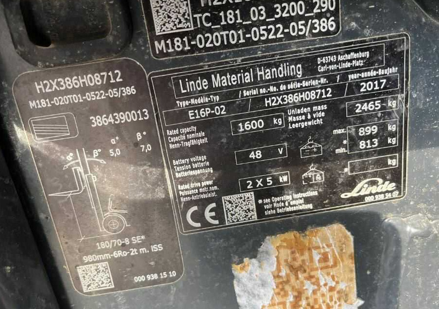 Linde E16P-02 - Електрокар: снимка 4 Linde E16P-02 - Електрокар: снимка 4