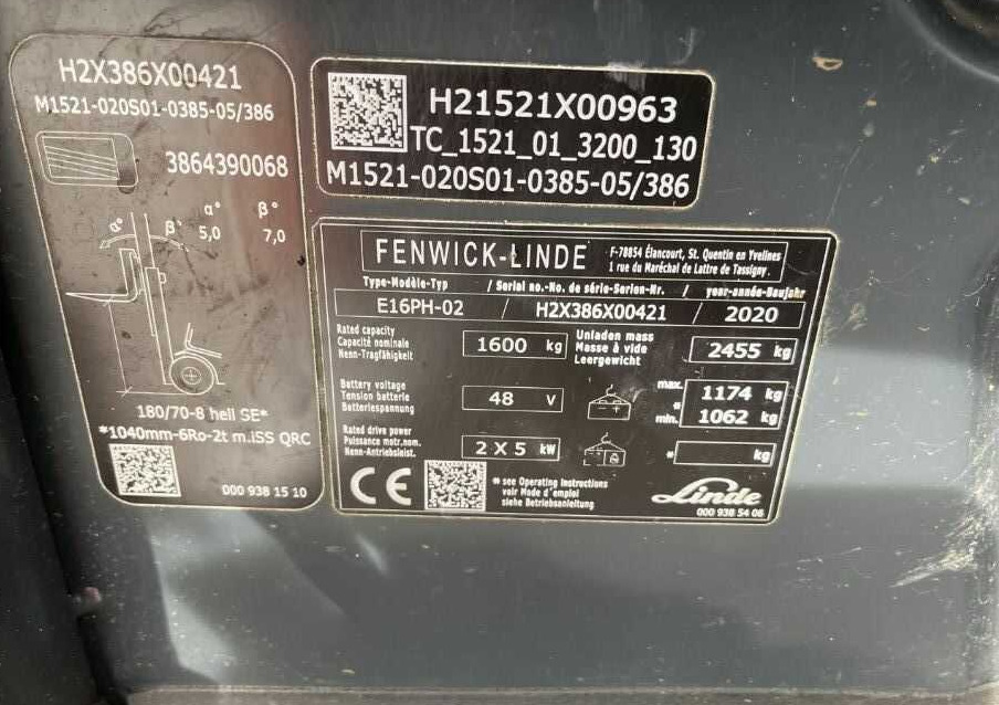 Linde E16PH-02 - Електрокар: снимка 4 Linde E16PH-02 - Електрокар: снимка 4