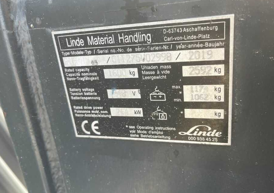 Linde E16PH - Електрокар: снимка 4 Linde E16PH - Електрокар: снимка 4