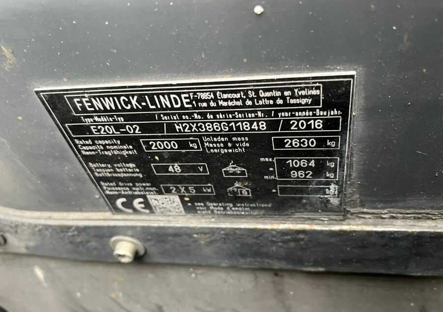 Linde E20L-02 - Електрокар: снимка 4 Linde E20L-02 - Електрокар: снимка 4