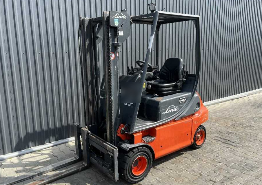 Linde E20P-02 - Електрокар: снимка 1 Linde E20P-02 - Електрокар: снимка 1