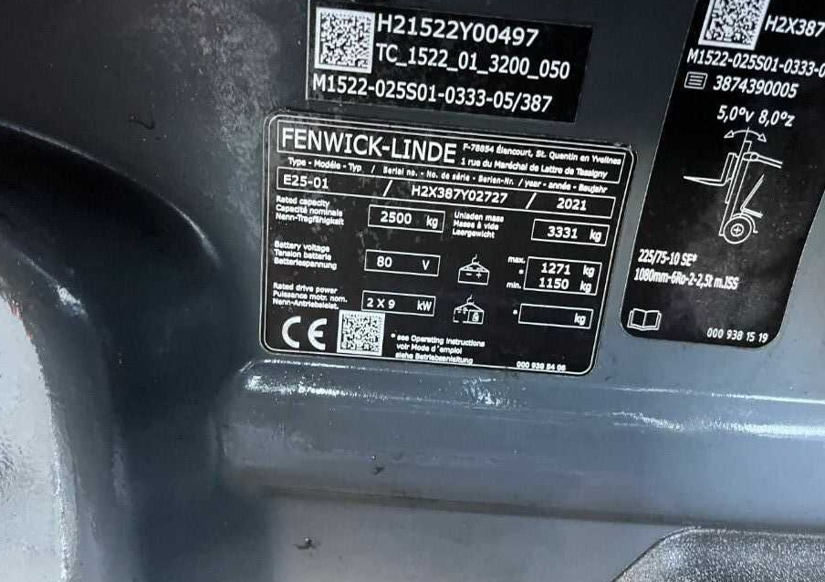 Linde E25-01 - Електрокар: снимка 4 Linde E25-01 - Електрокар: снимка 4