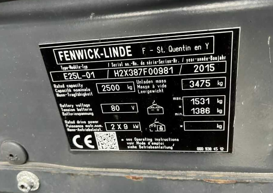 Linde E25L-01 - Електрокар: снимка 4 Linde E25L-01 - Електрокар: снимка 4