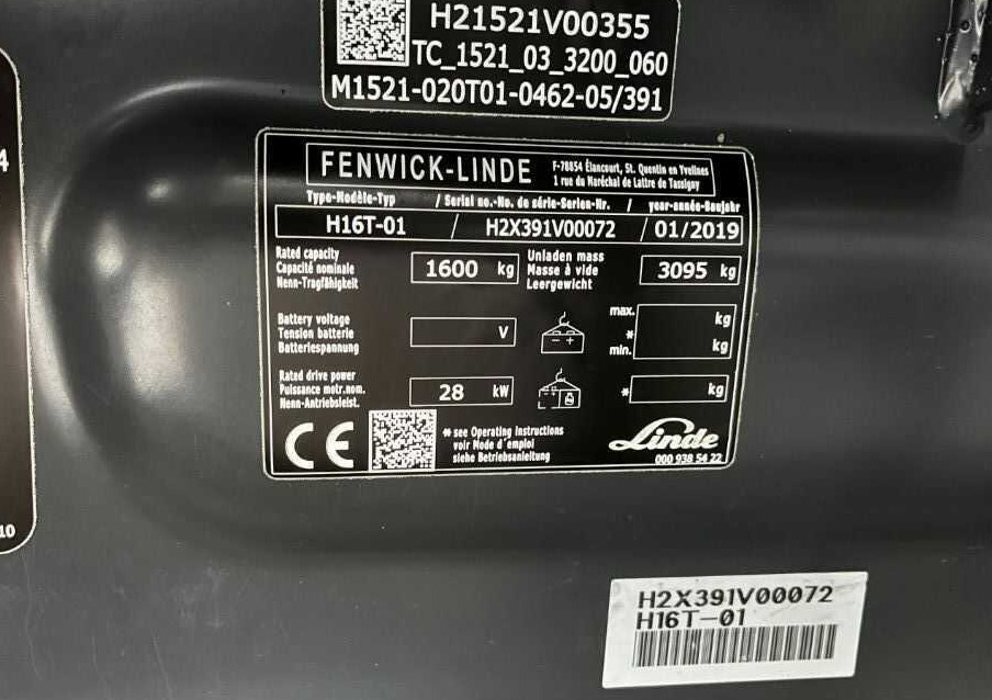 Linde H16T-01 - Газокар: снимка 4 Linde H16T-01 - Газокар: снимка 4
