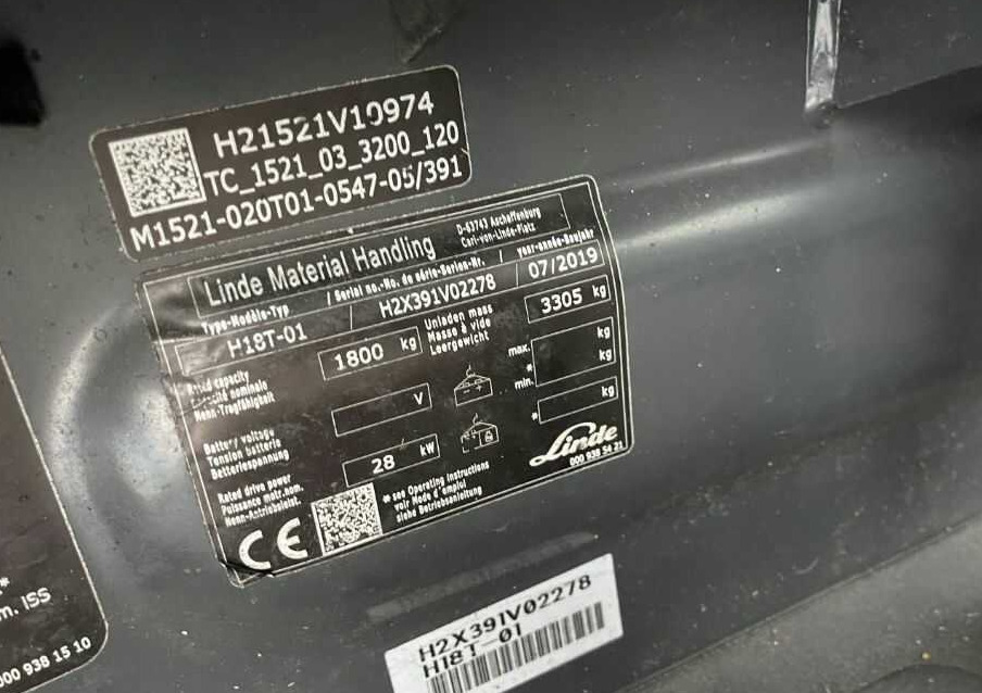 Linde H18T-01 - Газокар: снимка 3 Linde H18T-01 - Газокар: снимка 3