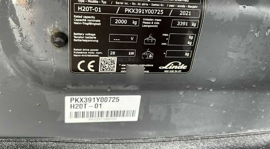 Linde H20T-01 - Газокар: снимка 4 Linde H20T-01 - Газокар: снимка 4