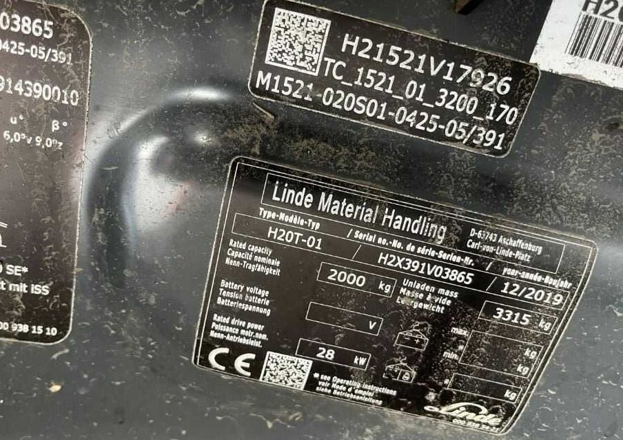Linde H20T-01 - Газокар: снимка 4 Linde H20T-01 - Газокар: снимка 4