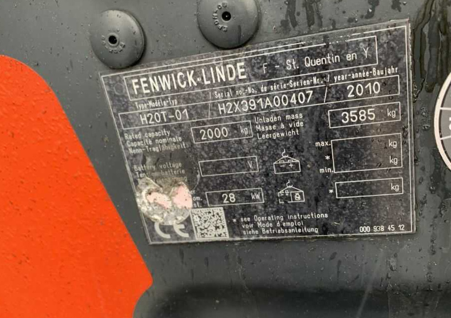 Linde H20T-01 - Газокар: снимка 4 Linde H20T-01 - Газокар: снимка 4