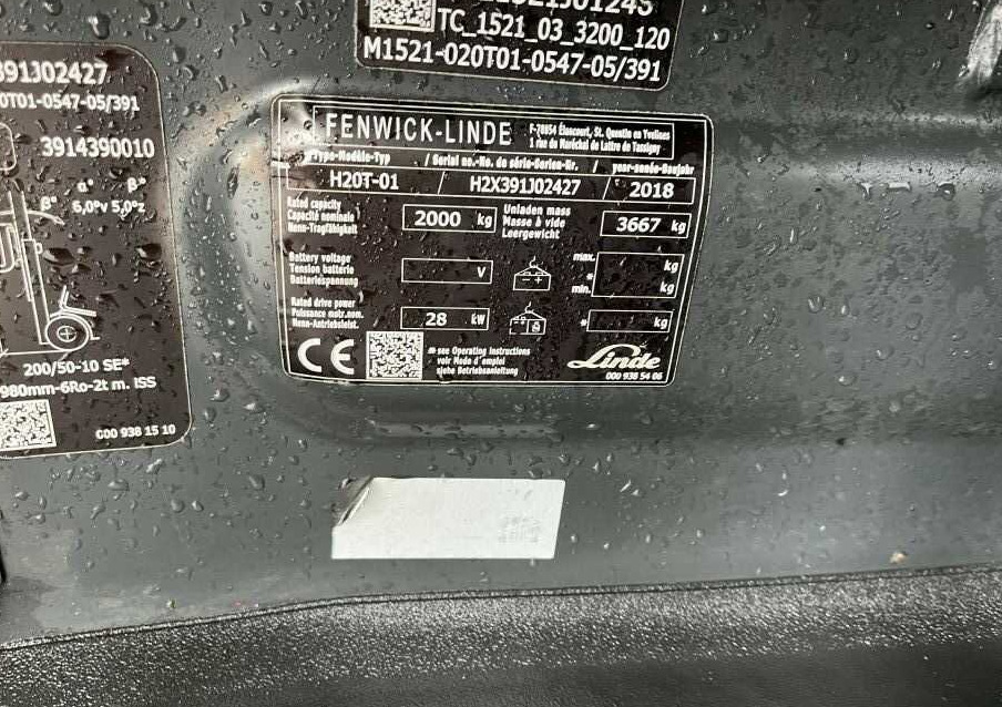 Linde H20T-01 - Газокар: снимка 4 Linde H20T-01 - Газокар: снимка 4