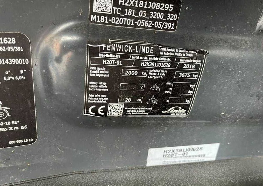 Linde H20T-01 - Газокар: снимка 4 Linde H20T-01 - Газокар: снимка 4