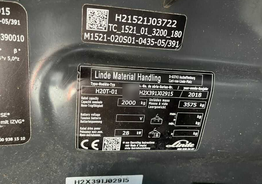 Linde H20T-01 - Газокар: снимка 4 Linde H20T-01 - Газокар: снимка 4