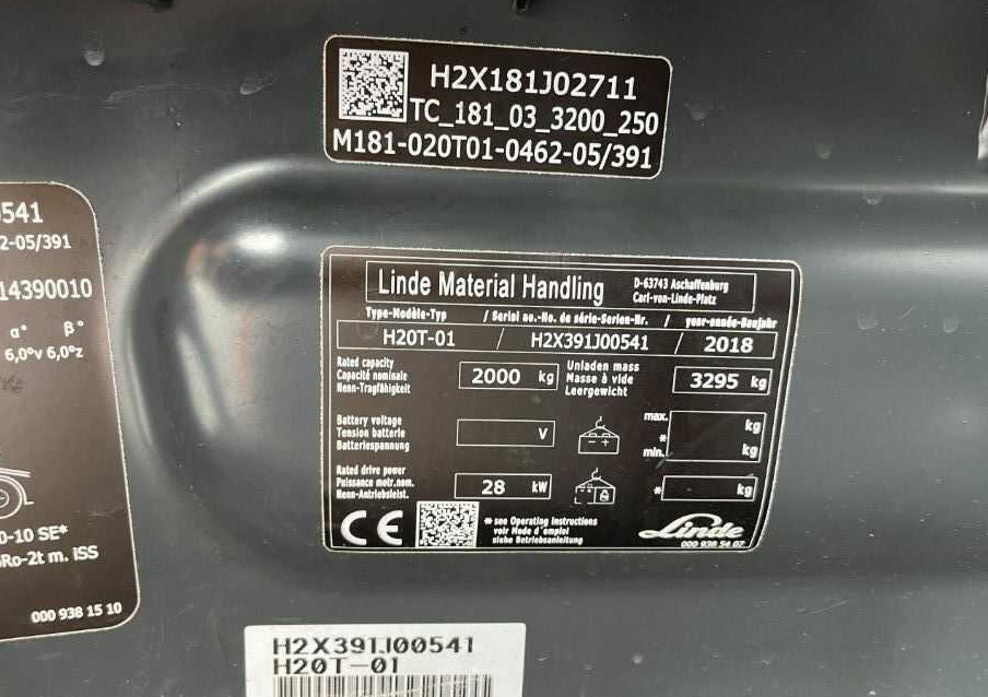 Linde H20T-01 - Газокар: снимка 4 Linde H20T-01 - Газокар: снимка 4