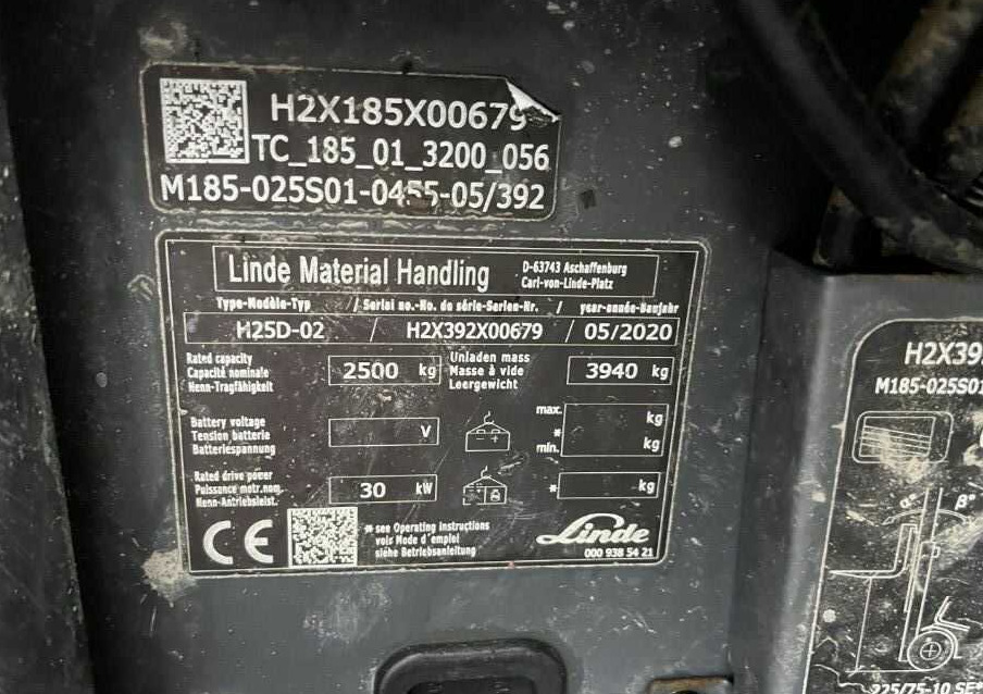 Linde H25D-02 - Дизелов мотокар: снимка 4 Linde H25D-02 - Дизелов мотокар: снимка 4