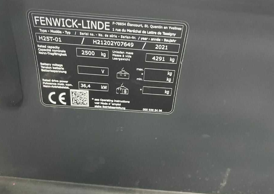 Linde H25T-01 - Газокар: снимка 4 Linde H25T-01 - Газокар: снимка 4