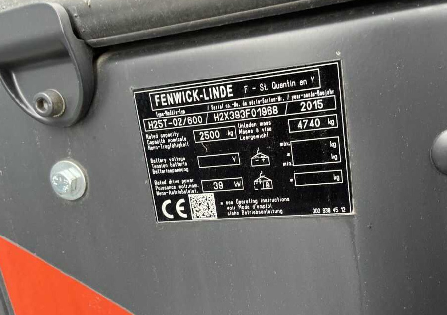 Linde H25T-02/600 - Газокар: снимка 4 Linde H25T-02/600 - Газокар: снимка 4