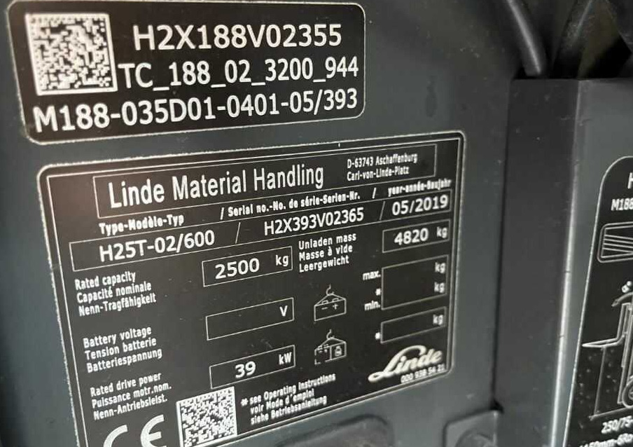 Linde H25T-02/600 - Газокар: снимка 4 Linde H25T-02/600 - Газокар: снимка 4