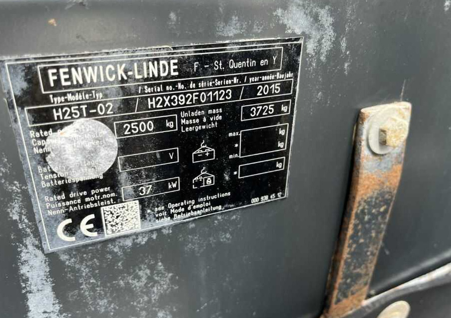 Linde H25T-02 - Газокар: снимка 4 Linde H25T-02 - Газокар: снимка 4