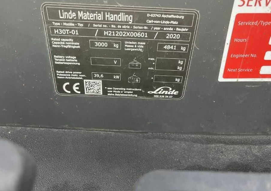 Linde H30T-01 - Газокар: снимка 4 Linde H30T-01 - Газокар: снимка 4