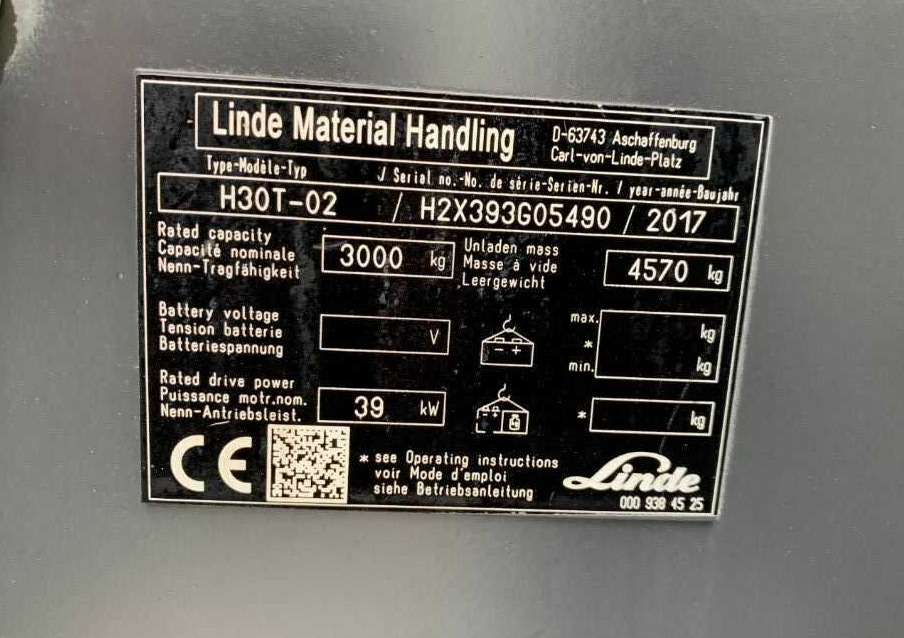 Linde H30T-02 - Газокар: снимка 1 Linde H30T-02 - Газокар: снимка 1