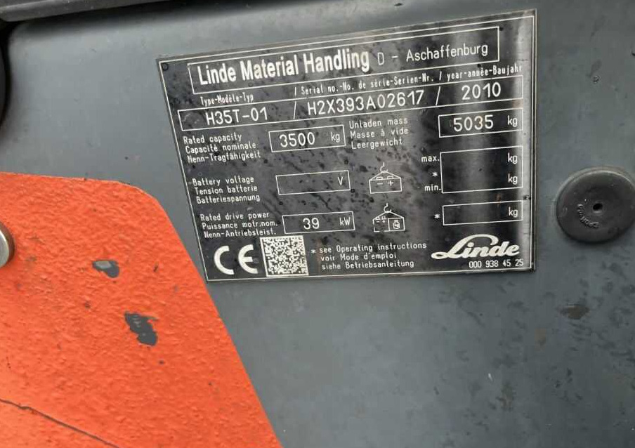 Linde H35T-01 - Газокар: снимка 4 Linde H35T-01 - Газокар: снимка 4