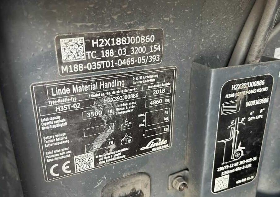 Linde H35T-02 - Газокар: снимка 4 Linde H35T-02 - Газокар: снимка 4