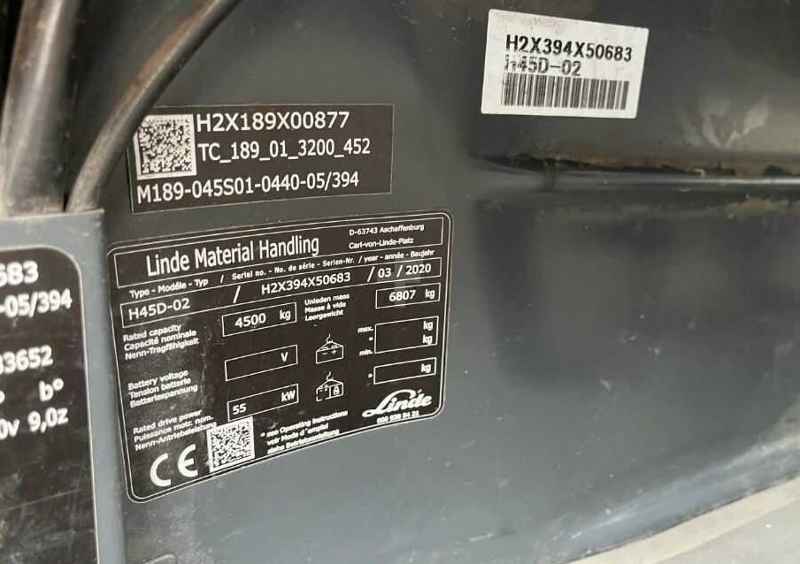 Linde H45D-02 - Дизелов мотокар: снимка 4 Linde H45D-02 - Дизелов мотокар: снимка 4