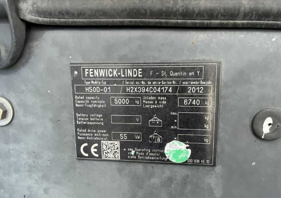 Linde H50D-01 - Дизелов мотокар: снимка 4 Linde H50D-01 - Дизелов мотокар: снимка 4
