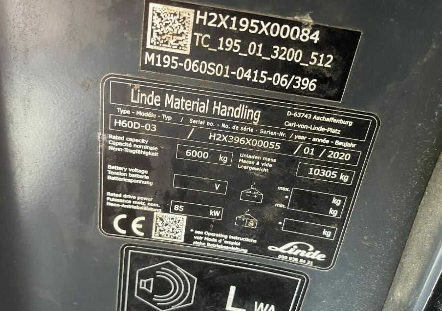 Linde H60D-03 - Дизелов мотокар: снимка 4 Linde H60D-03 - Дизелов мотокар: снимка 4