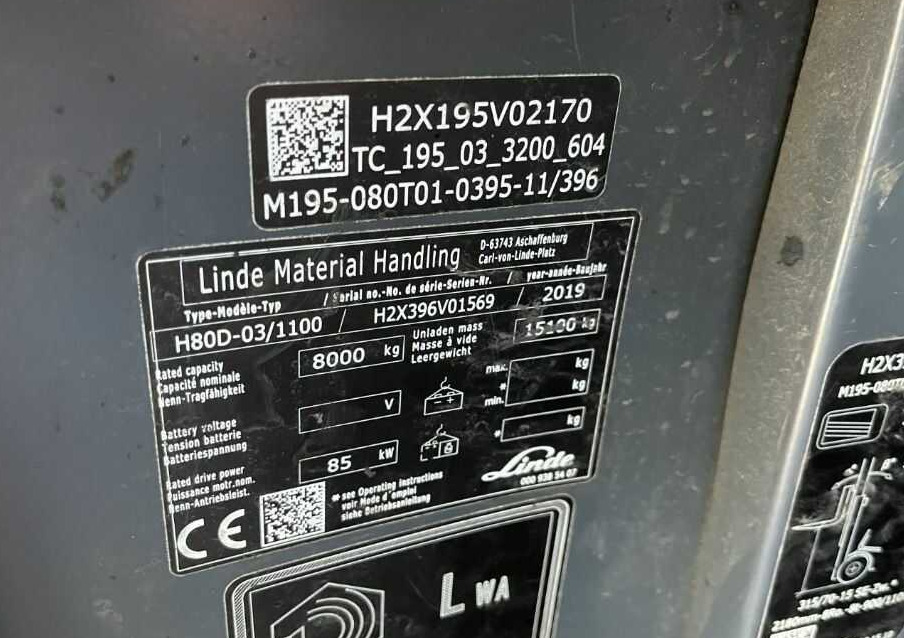 Linde H80D-03/1100 - Дизелов мотокар: снимка 4 Linde H80D-03/1100 - Дизелов мотокар: снимка 4