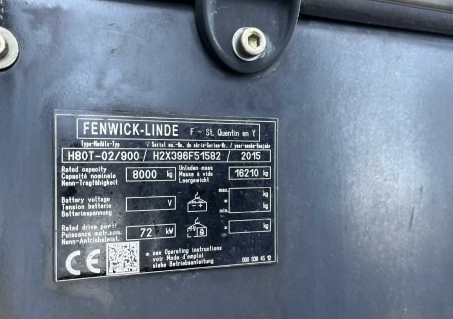Linde H80T-02/900 - Газокар: снимка 4 Linde H80T-02/900 - Газокар: снимка 4