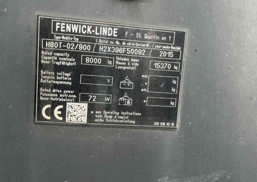 Linde H80T-02/900 - Газокар: снимка 4 Linde H80T-02/900 - Газокар: снимка 4