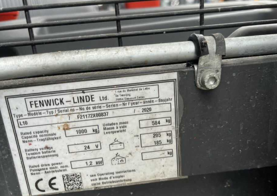 Linde L10 - Стакер: снимка 4 Linde L10 - Стакер: снимка 4
