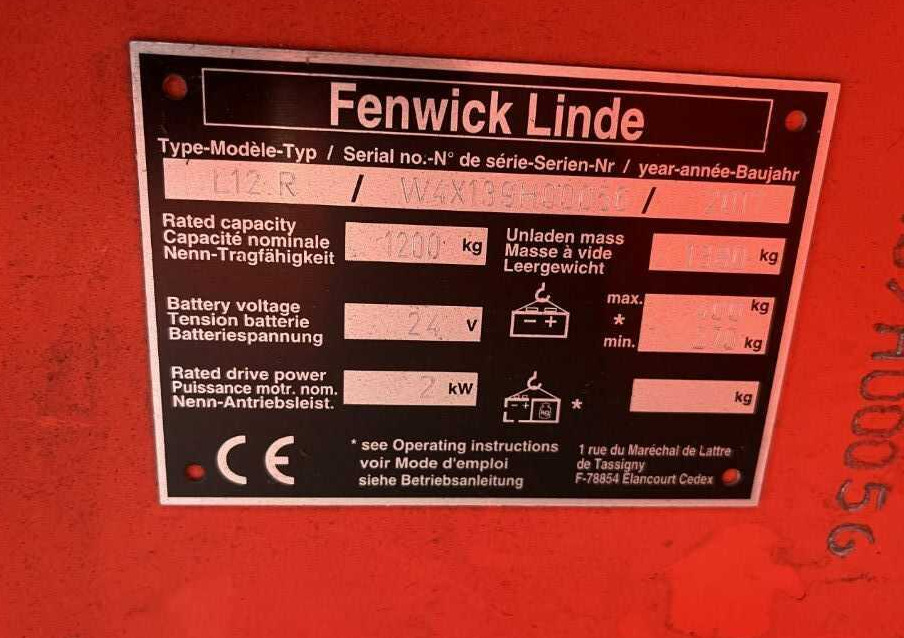 Linde L12R - Стакер: снимка 4 Linde L12R - Стакер: снимка 4